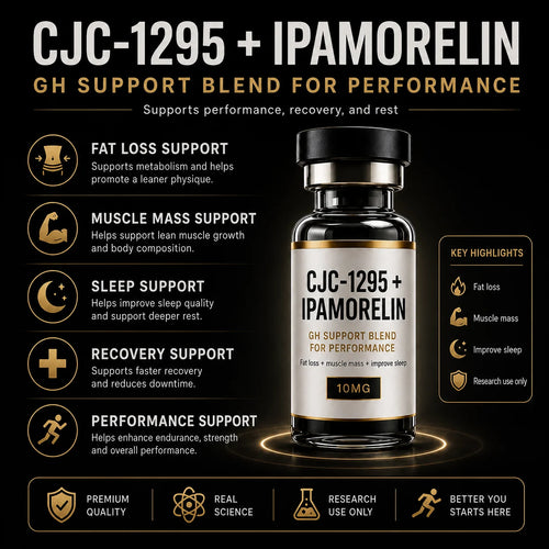 CJC-1295 + Ipamorelin | GH, Fat Loss & Muscle Support