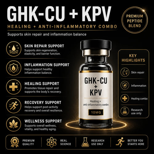 GHK-CU + KPV | Skin Repair & Inflammation Support