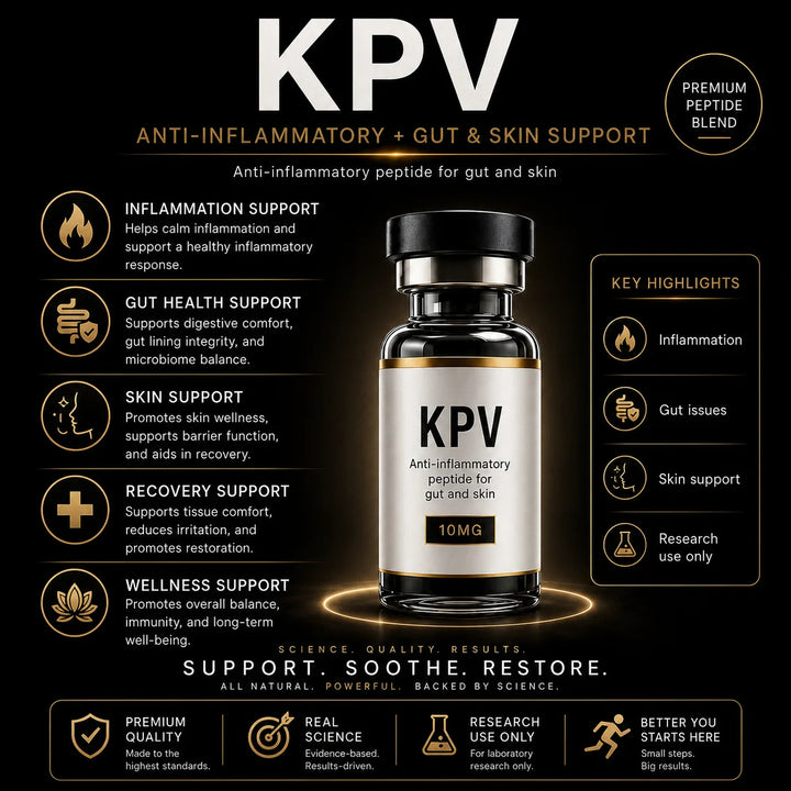 KPV | Gut, Skin & Inflammation Support Peptide