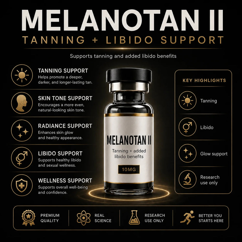 MELANOTAN II | Tanning & Libido Support Peptide