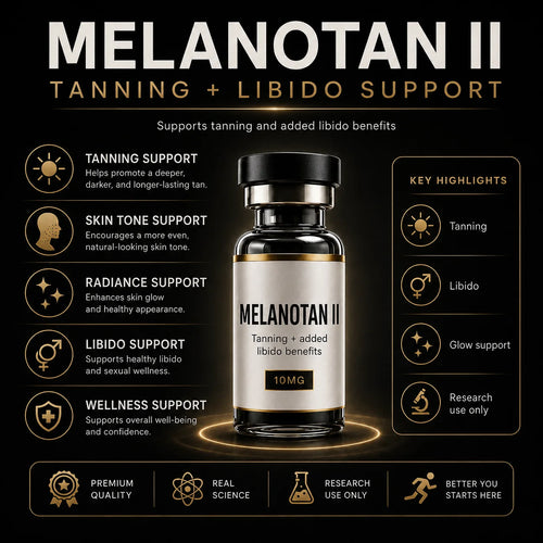MELANOTAN II | Tanning & Libido Support Peptide