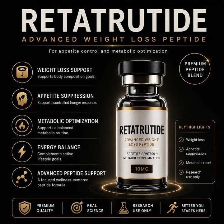 RETATRUTIDE | Weight Loss & Appetite Support Peptide