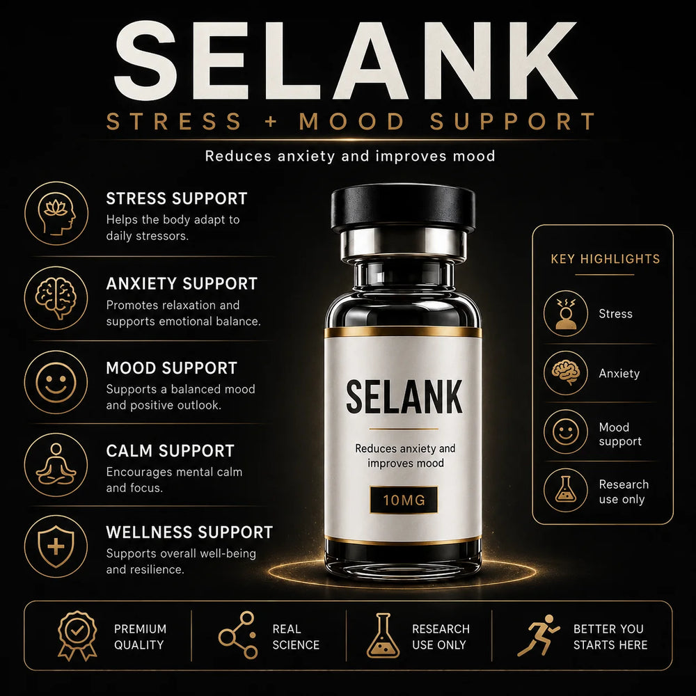 SELANK | Stress, Mood & Calm Support Peptide