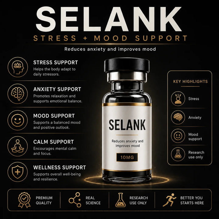 SELANK | Stress, Mood & Calm Support Peptide
