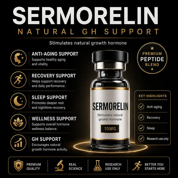 SERMORELIN | GH, Recovery & Sleep Support Peptide