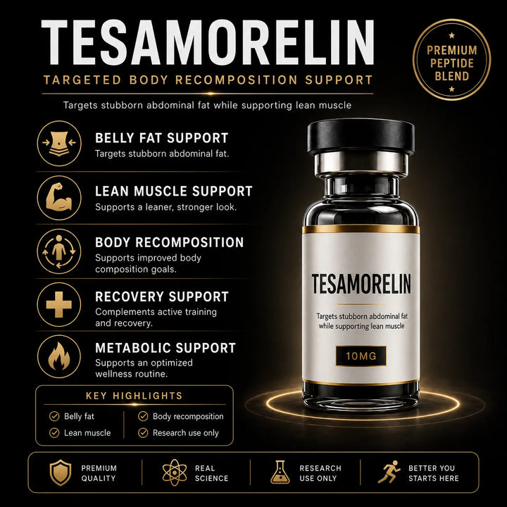 TESAMORELIN | Belly Fat & Body Recomposition Support
